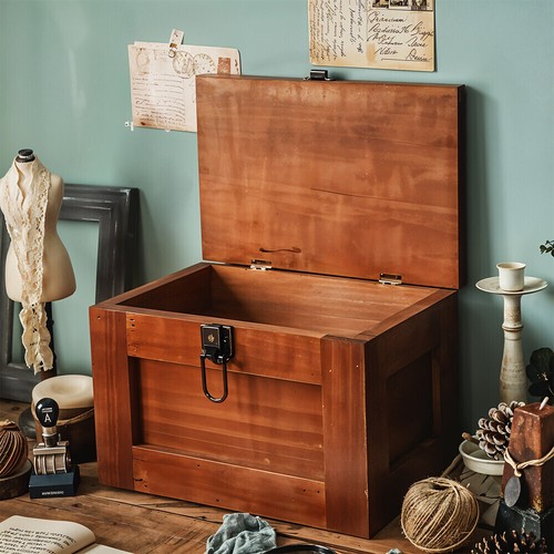 Large wooden storage memory - storage,
