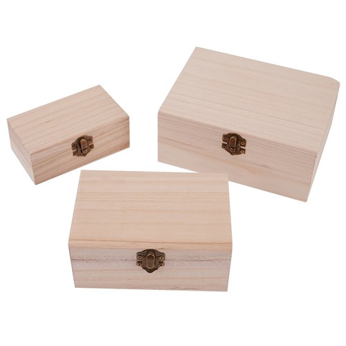 Large plain unpainted wooden - plain,