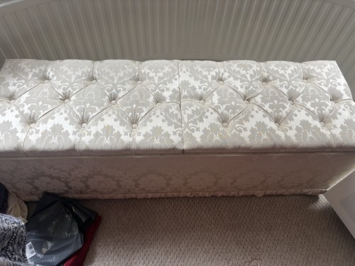 Large blanket box ottoman - box, /