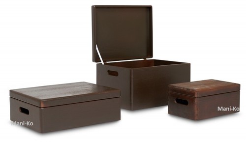 Large wooden brown - large,
