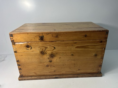 Antique pine trunk good - pine,