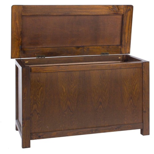Large wooden storage chest - large,