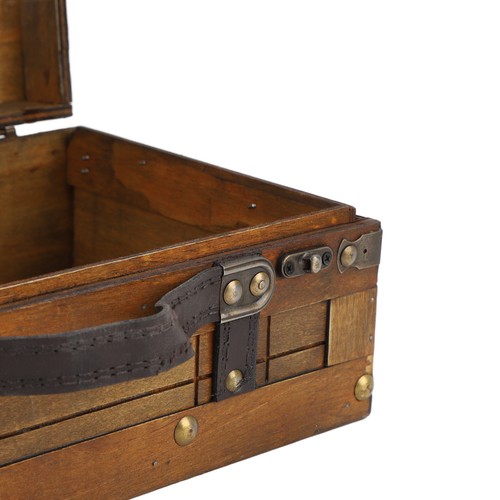 Wood storage trunk exquisite - wood,