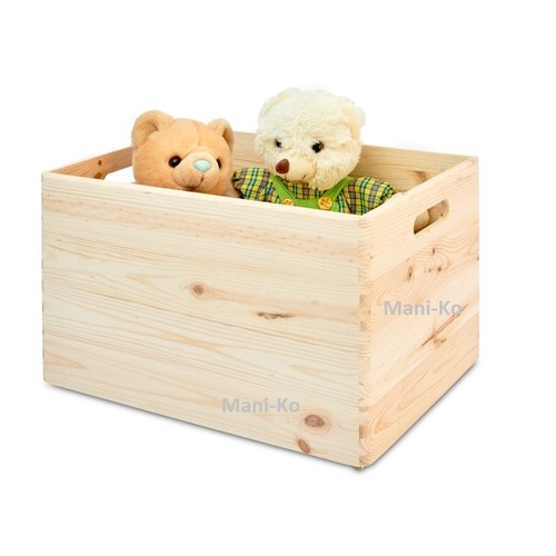 Wooden large boxes plain wood - boxes,