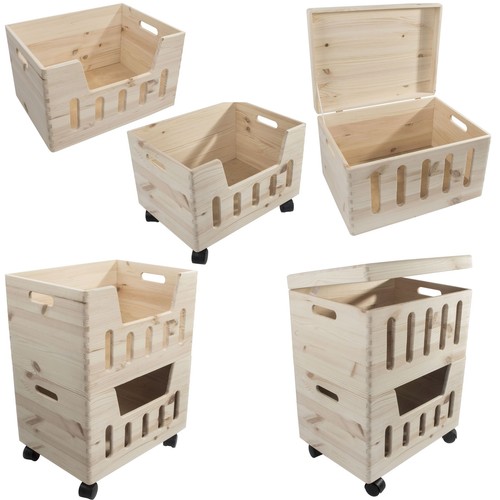 Tier large wooden - large, stacking