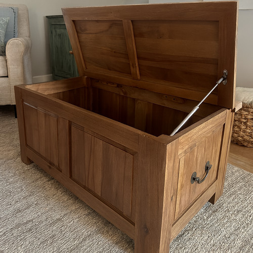 Large solid wood chest - solid,
