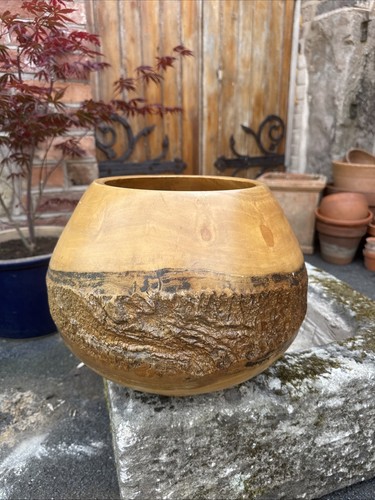 Large wooden planter - planter, pot