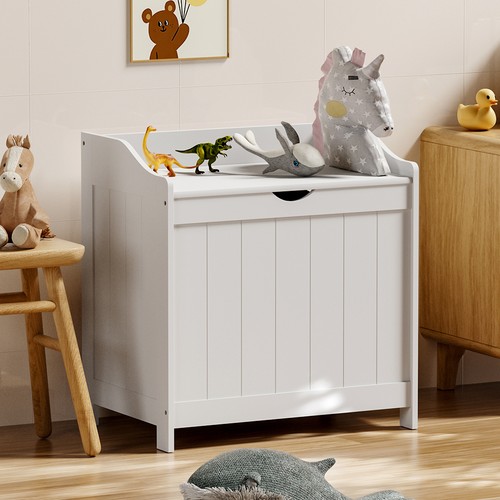Large wooden ottoman storage - wooden,