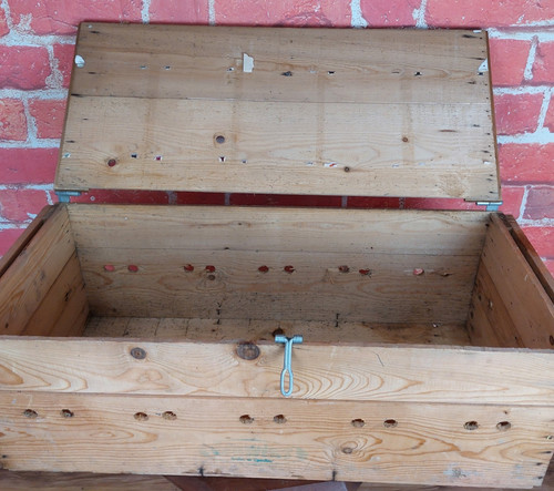 Rustic wooden storage - wooden, chest