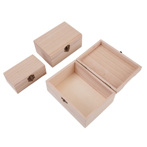 Large plain unpainted - plain, wooden