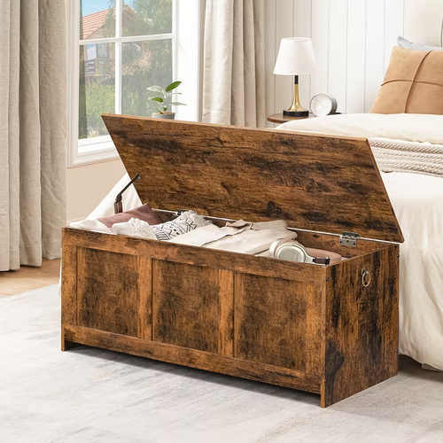 Extra large wooden storage box - large,